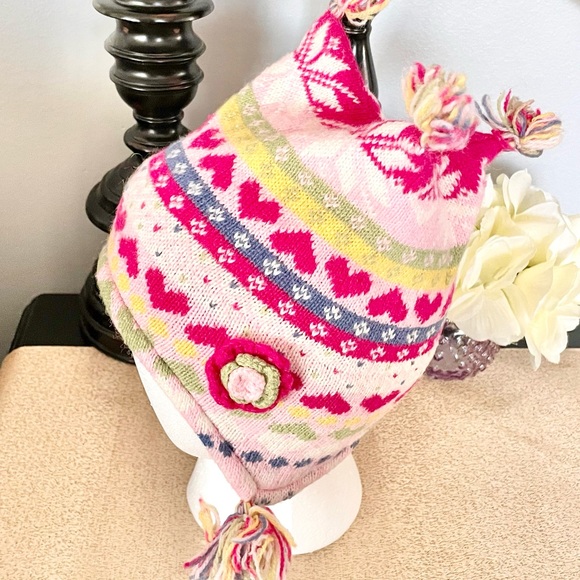 Girl’s H&M Hearts 💕 Knit Hat Size 3-6Y - Picture 5 of 9